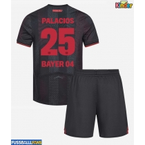 Bayer Leverkusen Exequiel Palacios #25 Heimtrikotsatz Kinder 2025-26 Kurzarm (+ Kurze Hosen)
